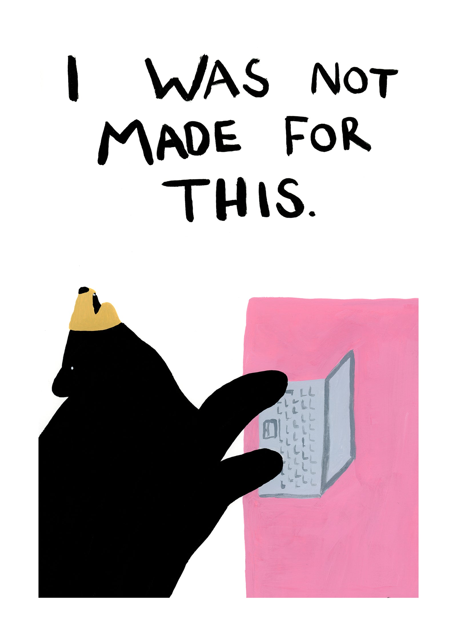 Not Made For This by Billy Murphy, a open edition giclée print on hahnemühle 308gsm rag paper from 2025