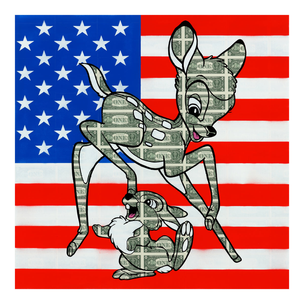 One Dollar Love by Ben Allen, a open edition giclée print on hahnemühle 308gsm rag paper from 2025