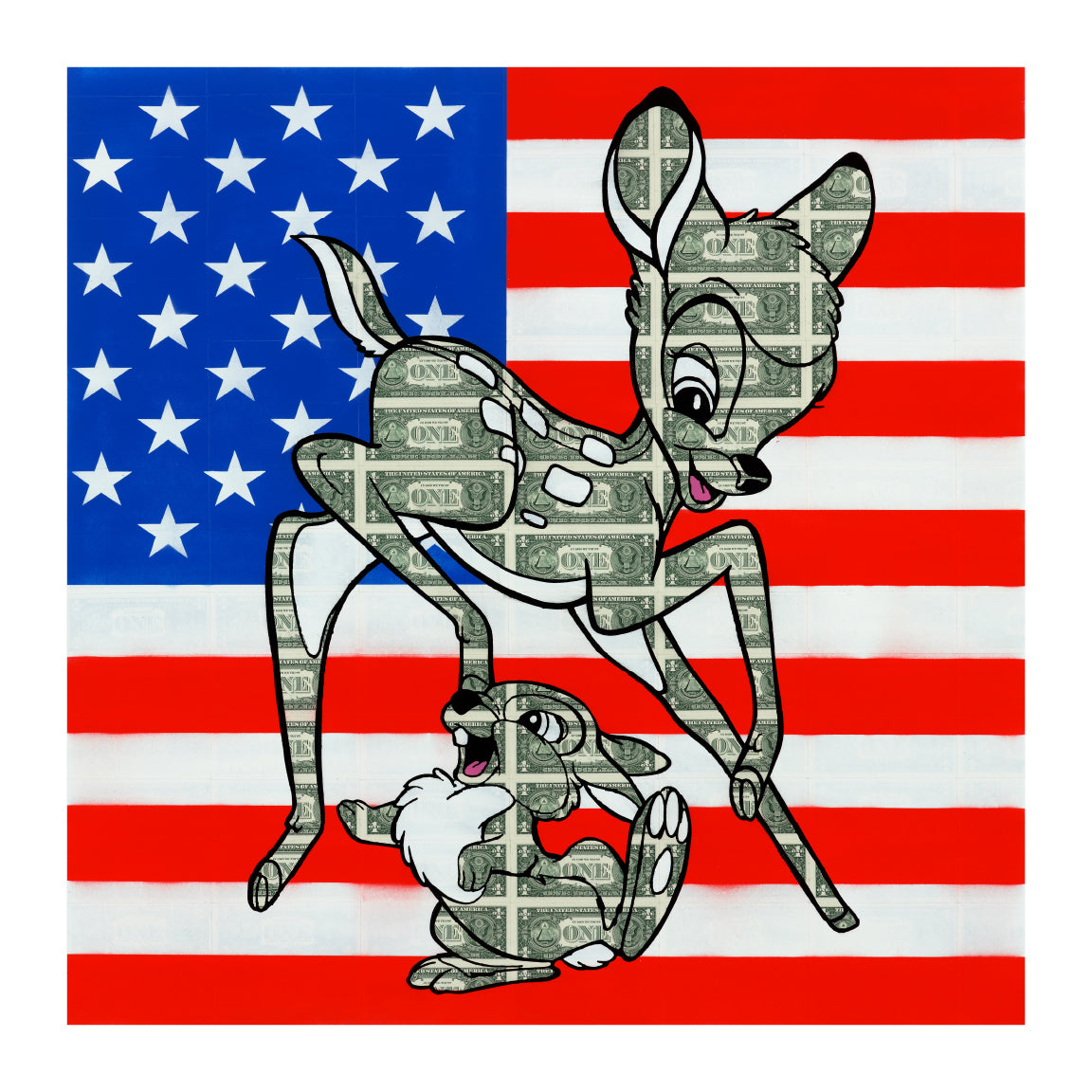 One Dollar Love by Ben Allen, a open edition giclée print on hahnemühle 308gsm rag paper from 2025