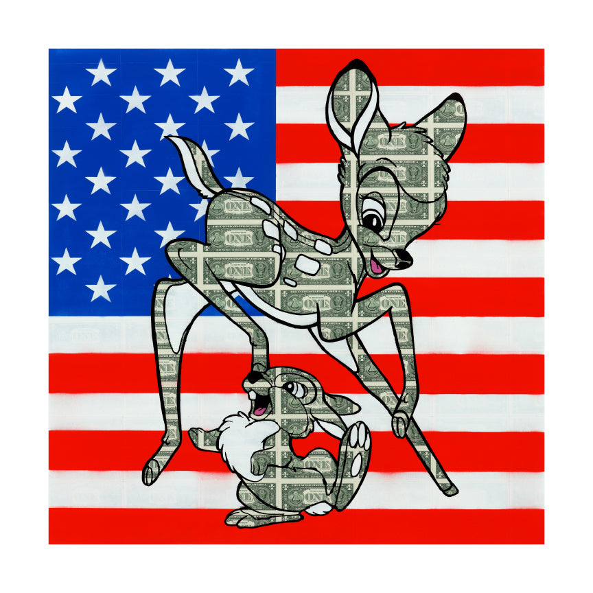 One Dollar Love by Ben Allen, a open edition giclée print on hahnemühle 308gsm rag paper from 2025