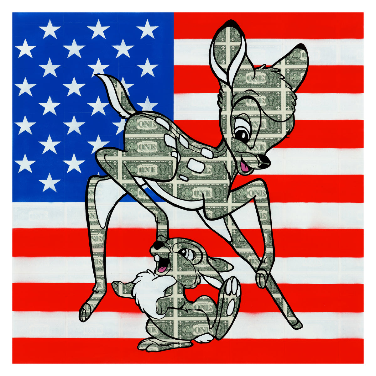 One Dollar Love by Ben Allen, a open edition giclée print on hahnemühle 308gsm rag paper from 2025