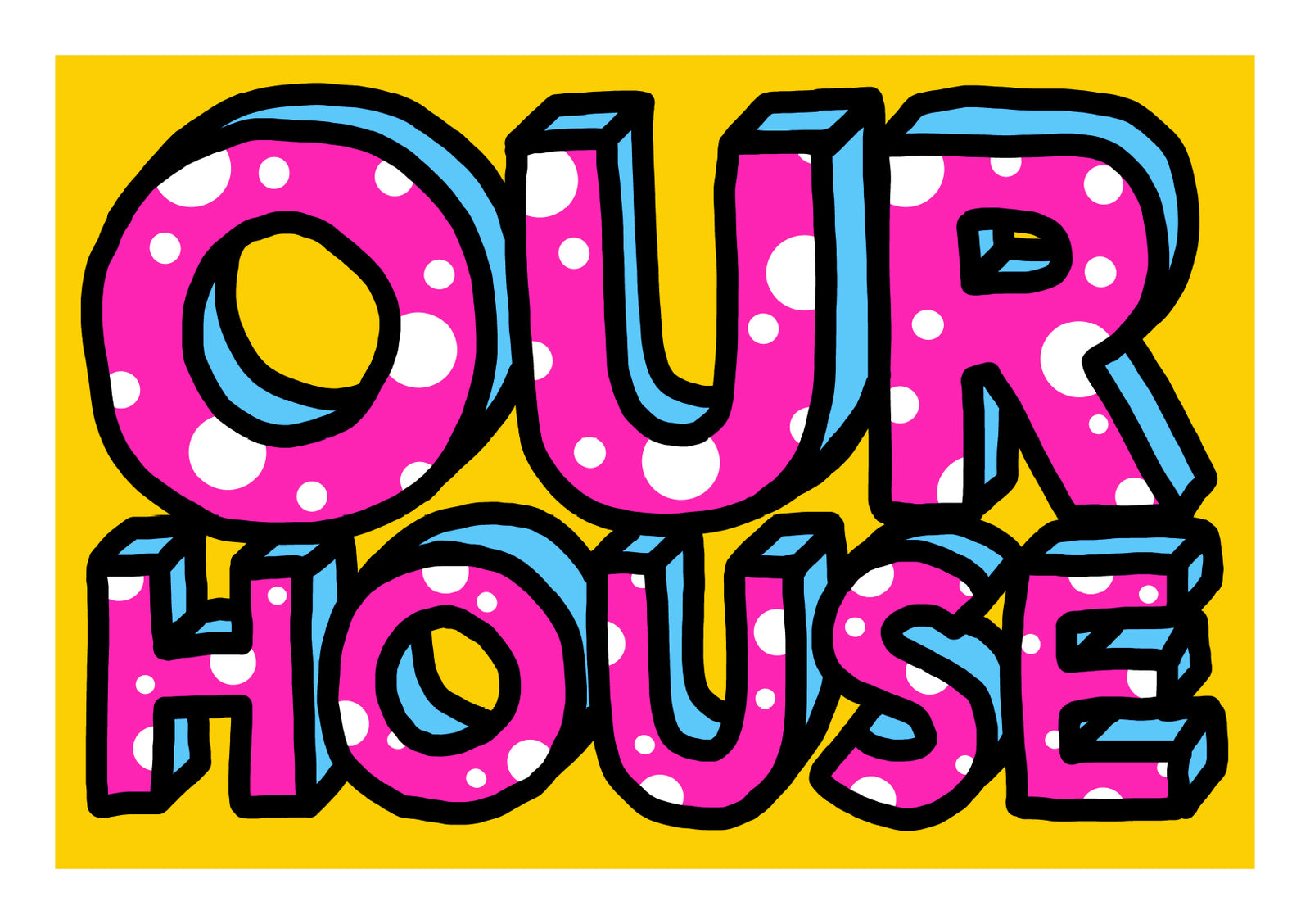 Our House by Oli Fowler, a open edition giclée print on hahnemühle 308gsm rag paper from 2025