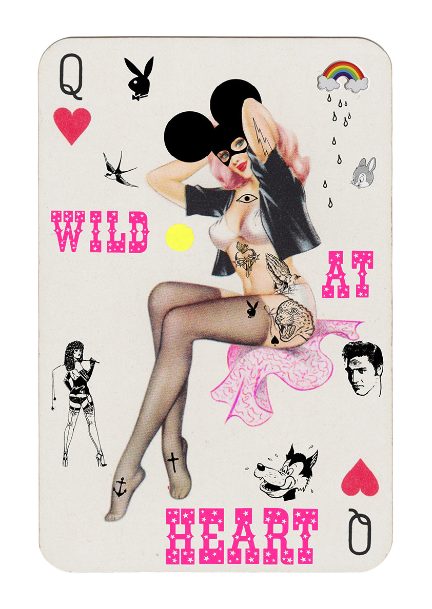 Wild At Heart by Rugman, a open edition giclée print on hahnemühle 308gsm rag paper from 2025