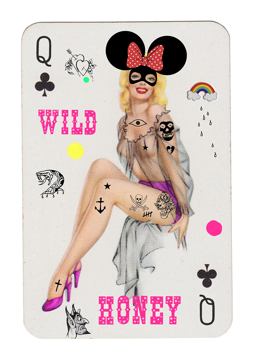 Wild Honey (Minnie) by Rugman, a open edition giclée print on hahnemühle 308gsm rag paper from 2025