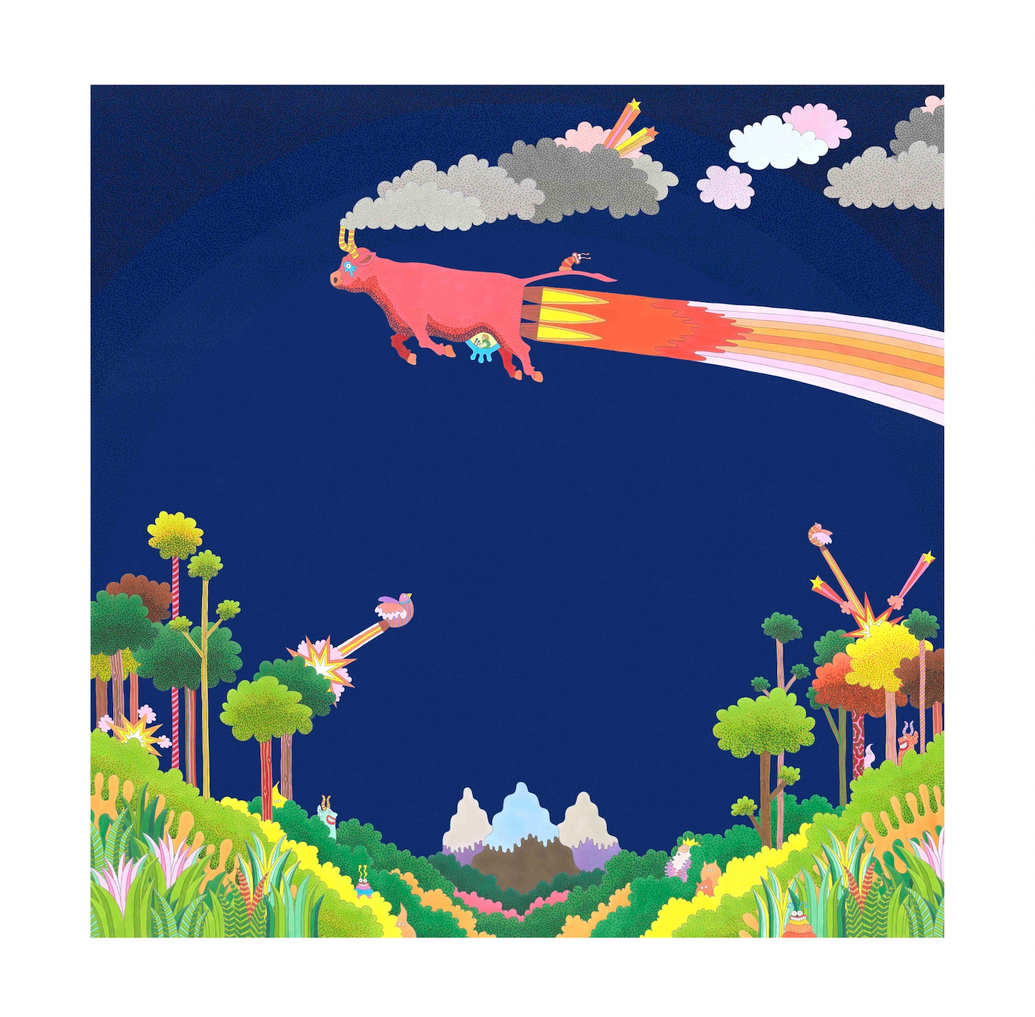 La Vache En Ciel Ouvert by Boogaloo Stu