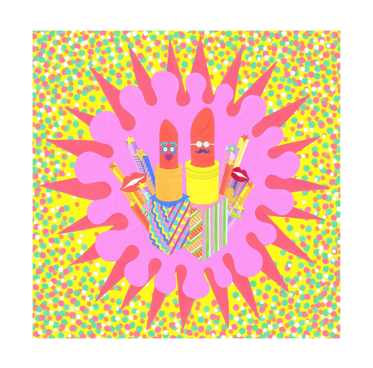 Monsieur et Madame Lipstique by Boogaloo Stu