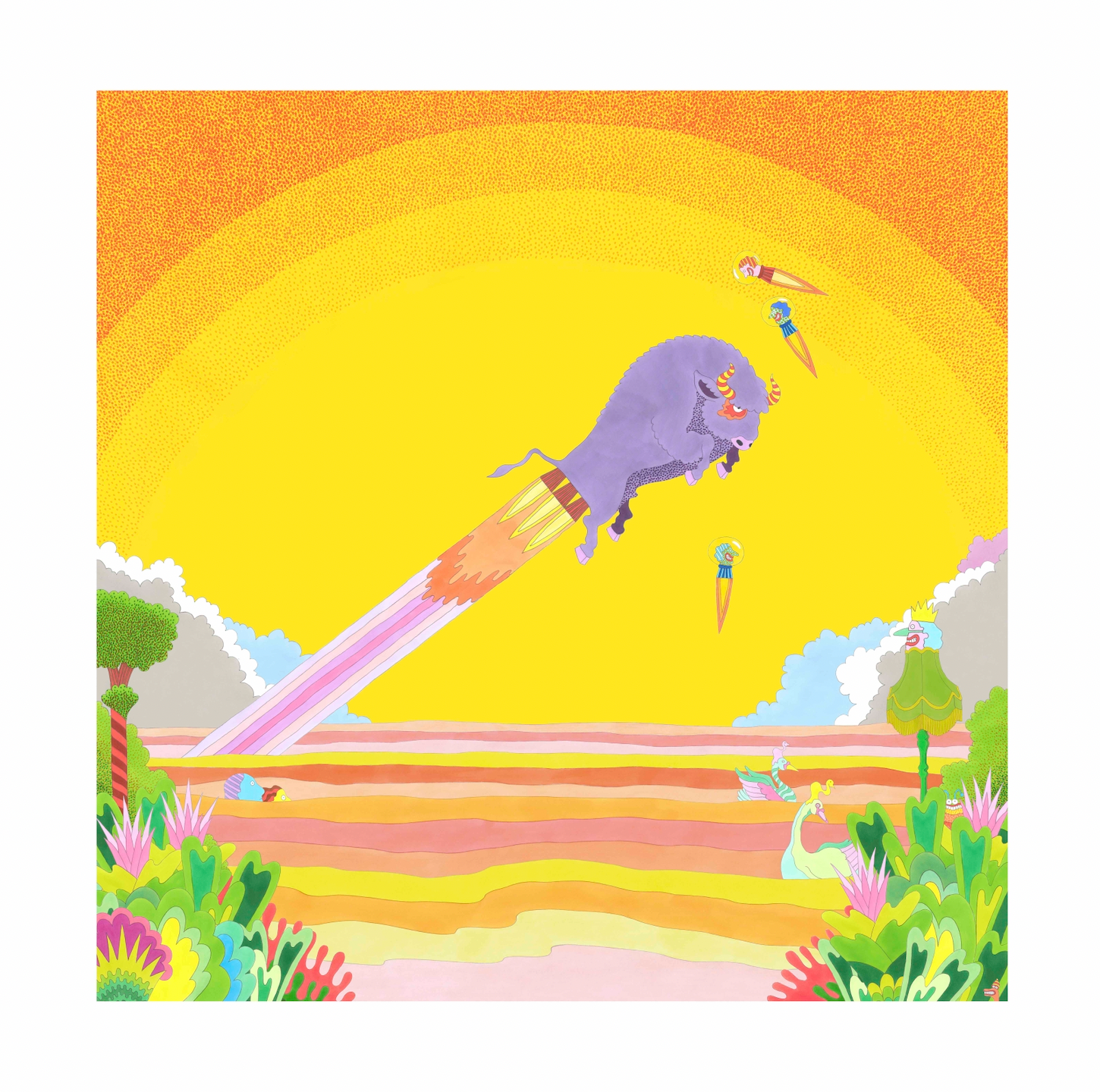 Le Bison en Colère by Boogaloo Stu