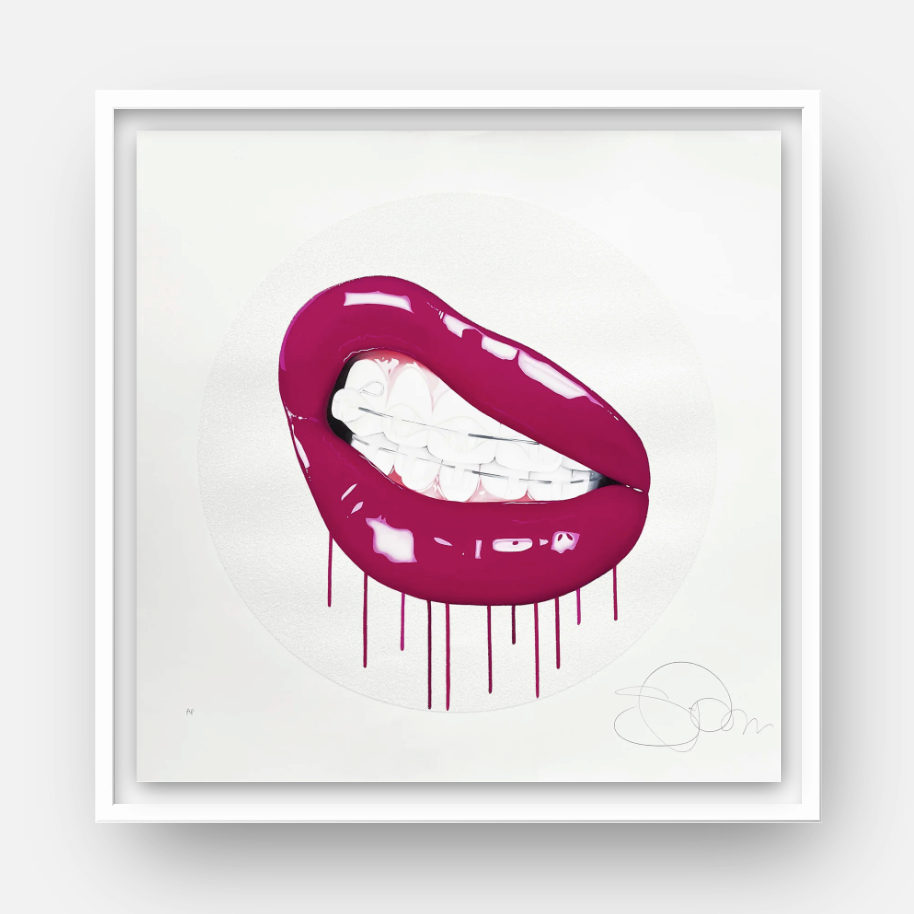 Emotional Gangsta Pink (Framed) by Sara Pope