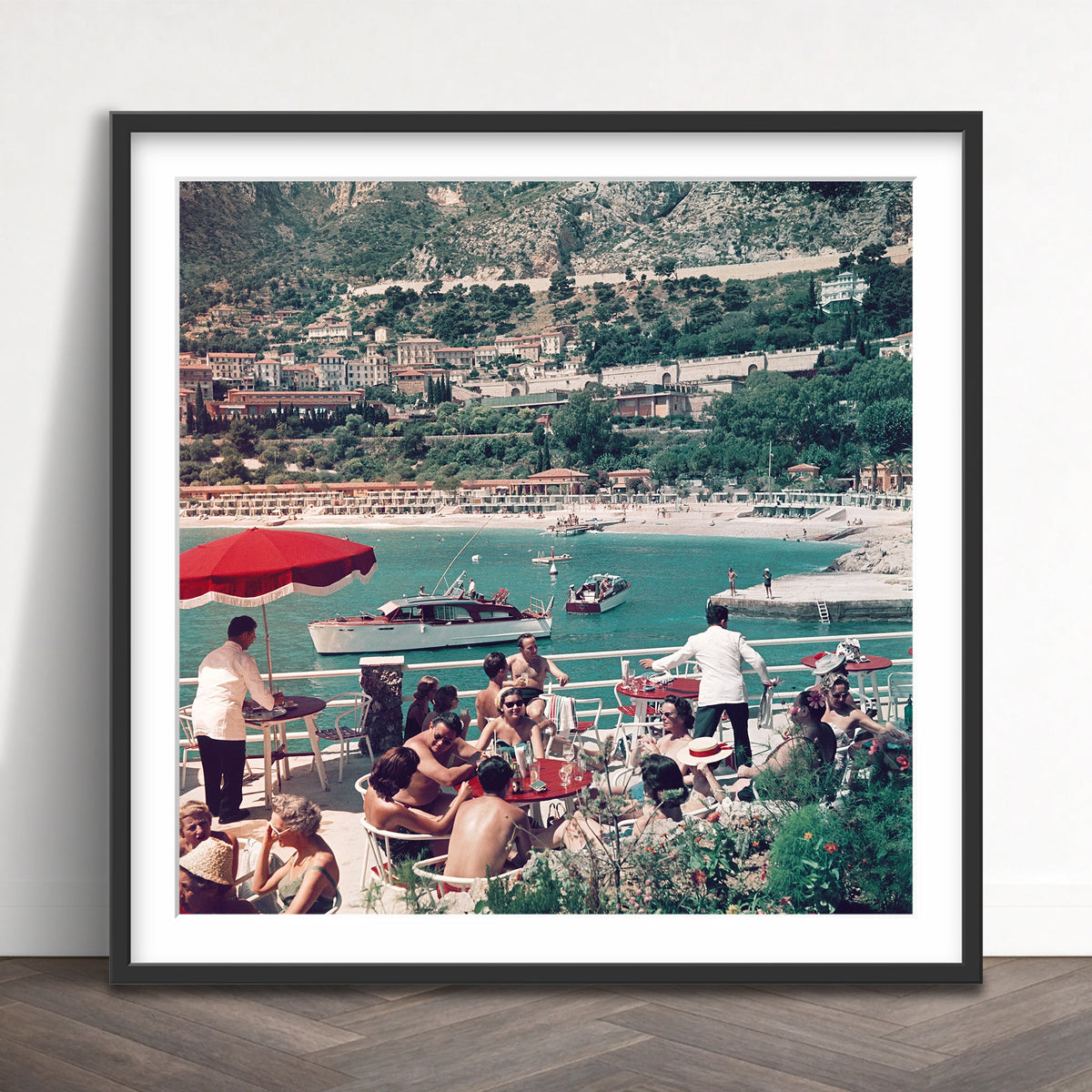 Slim Aarons - cafe terrace in nice - Photography - Getty Images