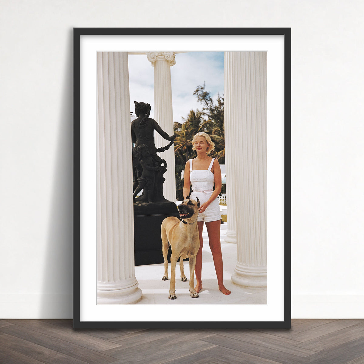 Slim Aarons - cz guest with her great dane - Photography - Getty Images