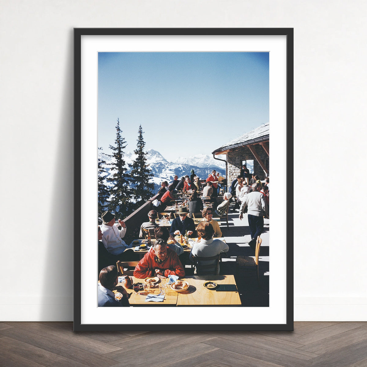 Slim Aarons - dining in gstaad - Photography - Getty Images