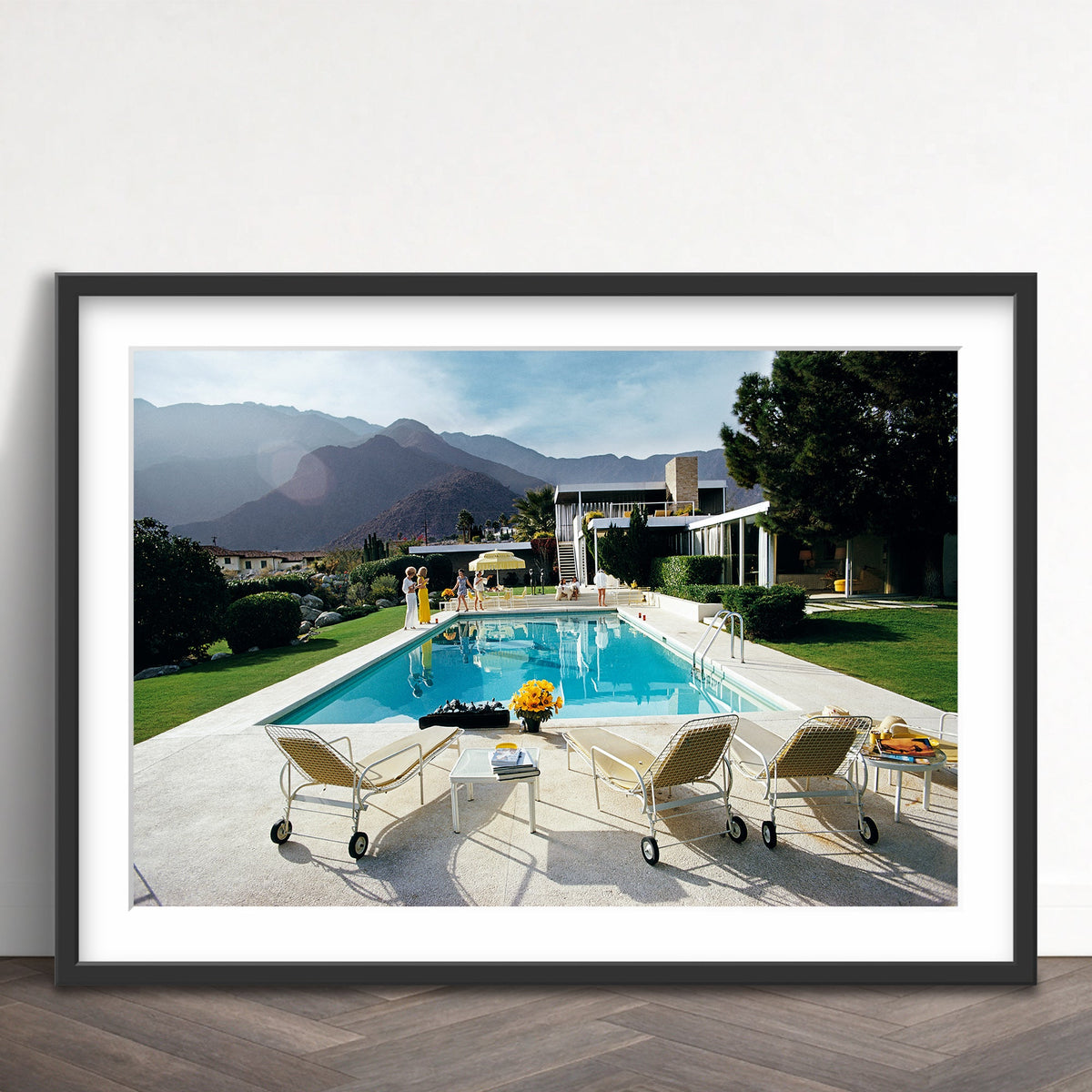 Slim Aarons - poolside loungers - Photography - Getty Images