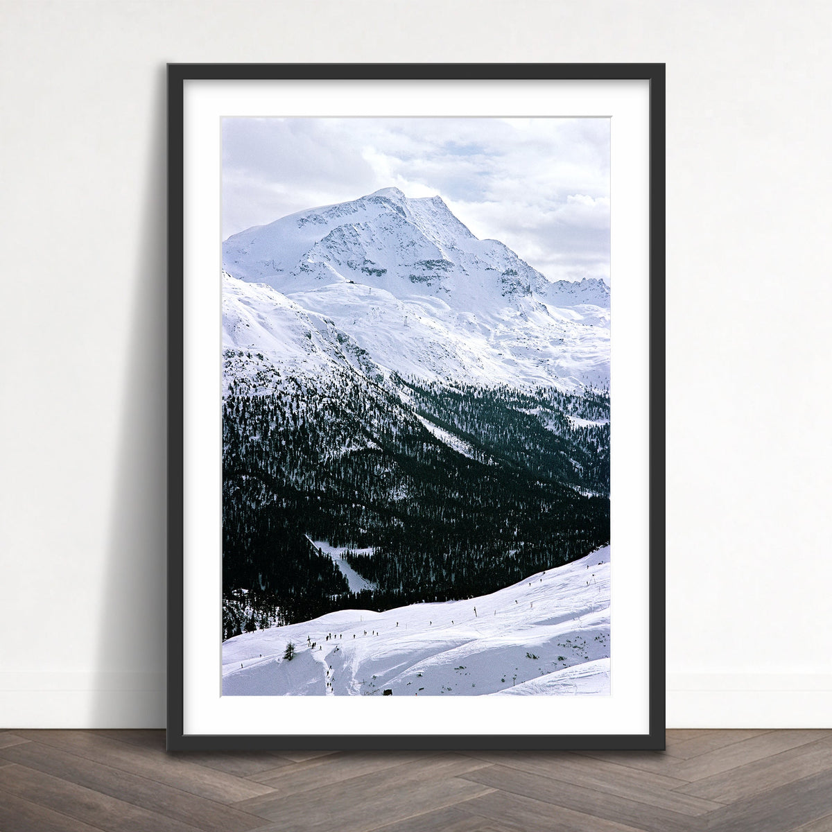 Slim Aarons - ski slope in st moritz - Photography - Getty Images