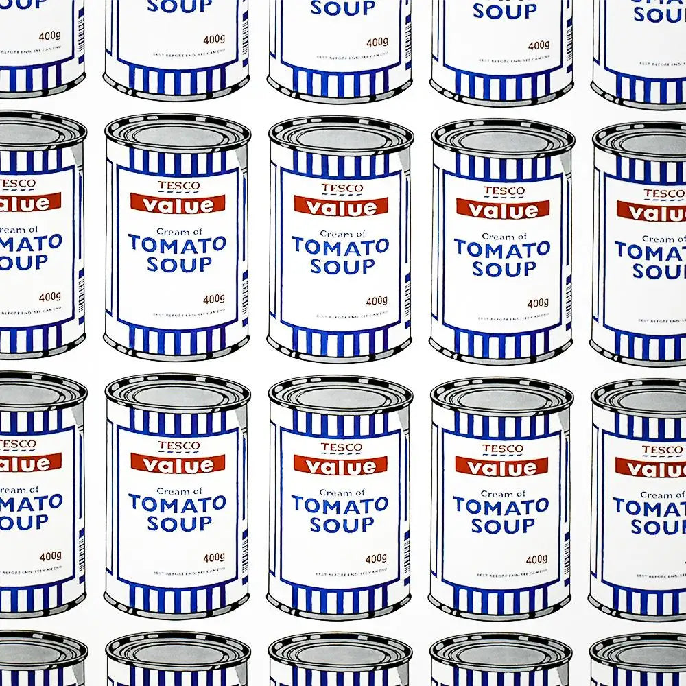 Tesco Soup Cans by Banksy