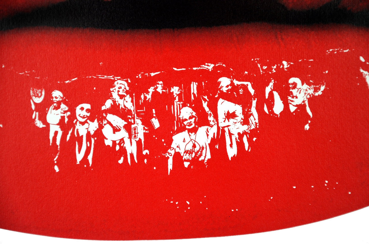 The Curves Of Your Lips Rewrite History II by Cassandra Yap, a limited edition two colour screen print on heritage 315gsm from 2023