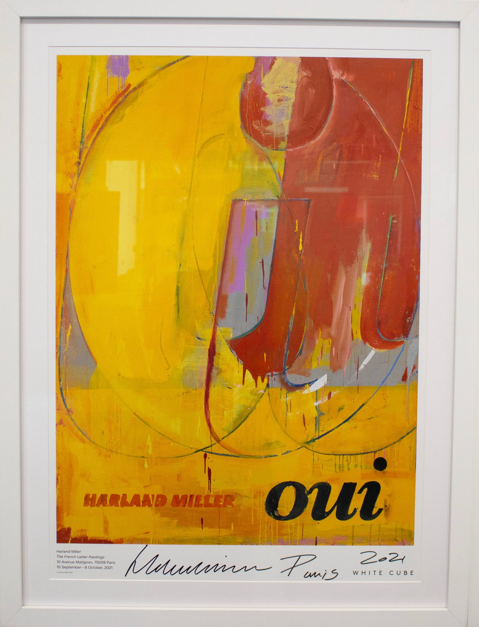 Oui (Framed) by Harland Miller