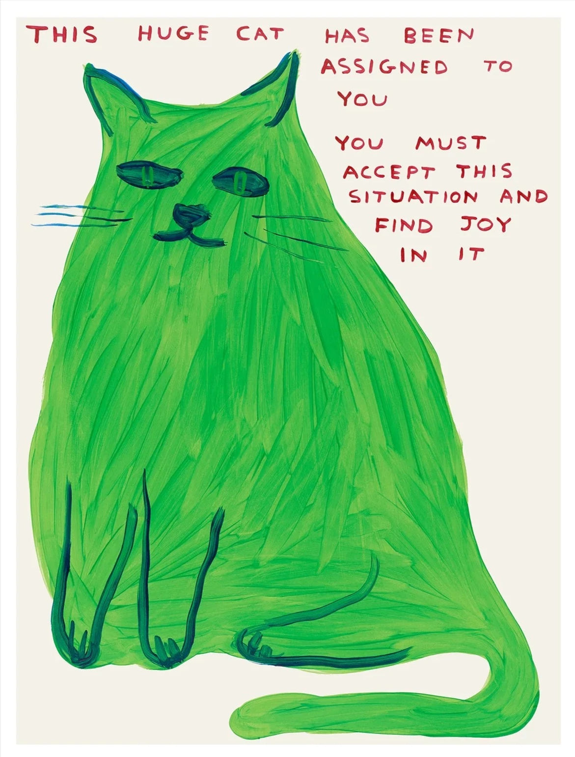This Huge Cat by David Shrigley
