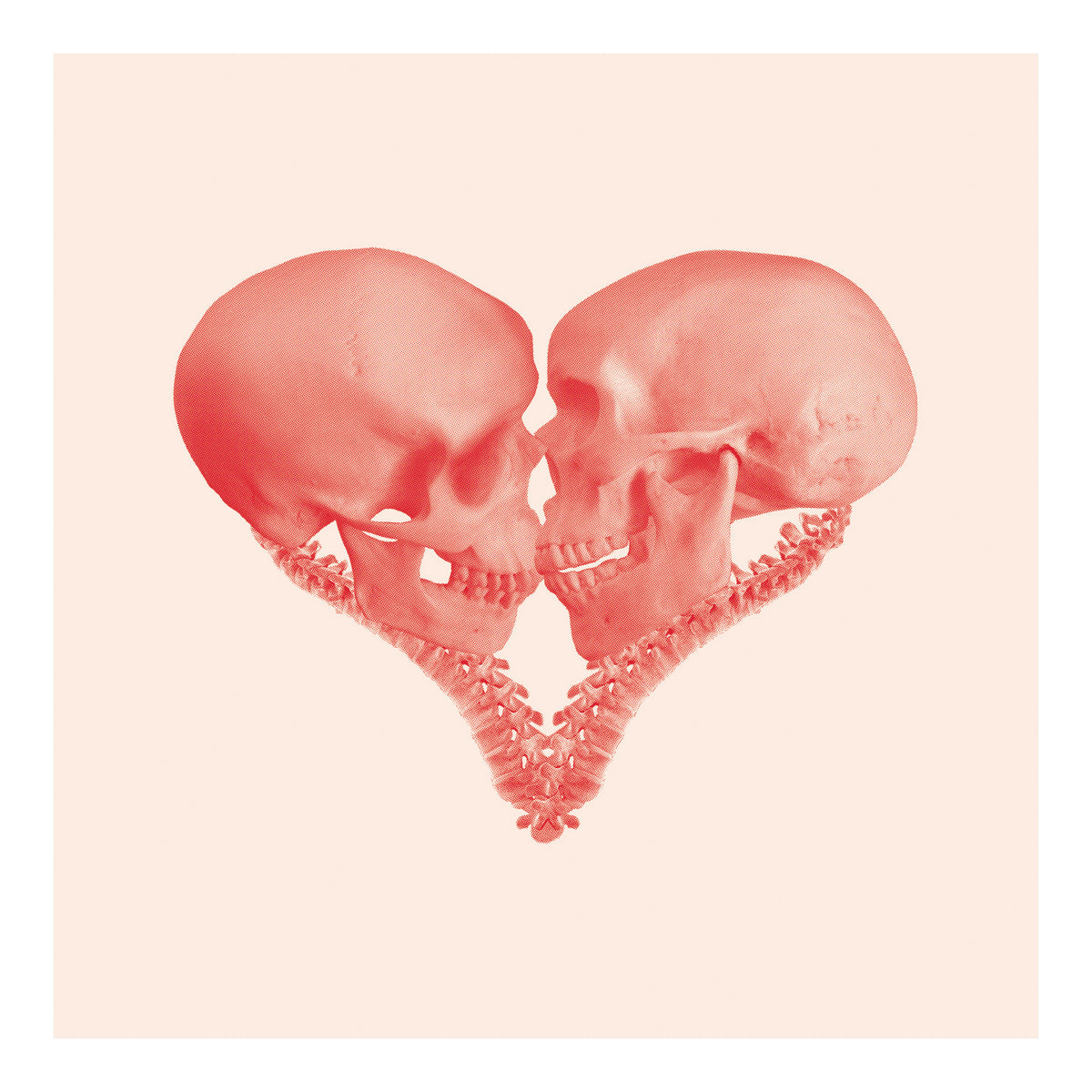 Till Death (Red on Nude) by Cassandra Yap, a open edition giclée print on hahnemühle 308gsm rag paper from 2025