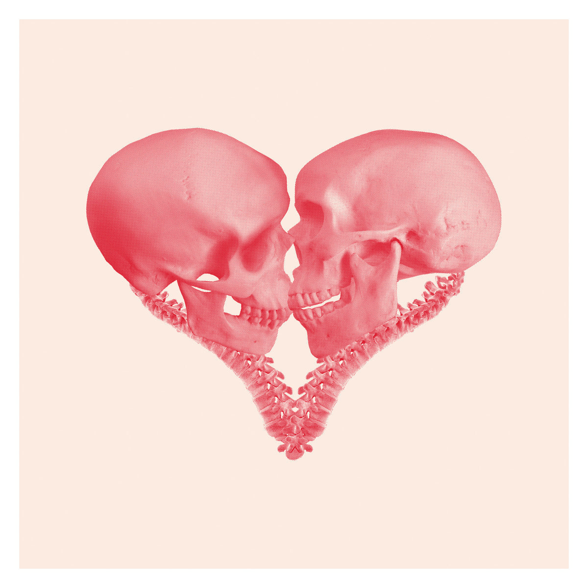 Till Death (Red on Nude) by Cassandra Yap, a open edition giclée print on hahnemühle 308gsm rag paper from 2025