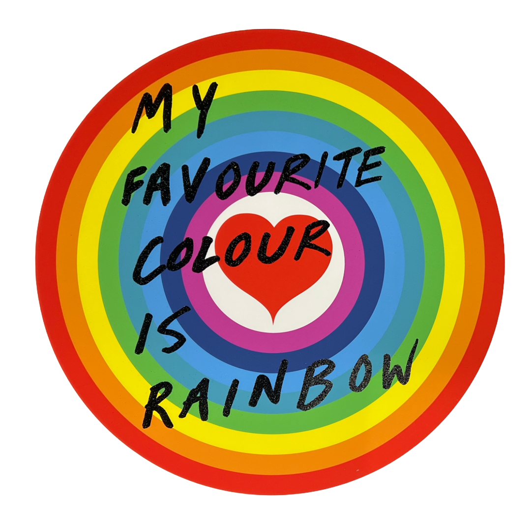 My Favourite Colour Is Rainbow (Red Heart)