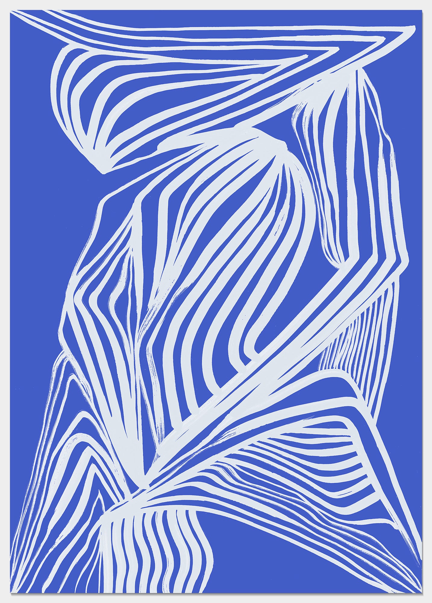 Helvetios / 656C, 2726C (Framed) by Tanya Ling, a original inkjet on hahnemuhle paper 308gsm from 2020