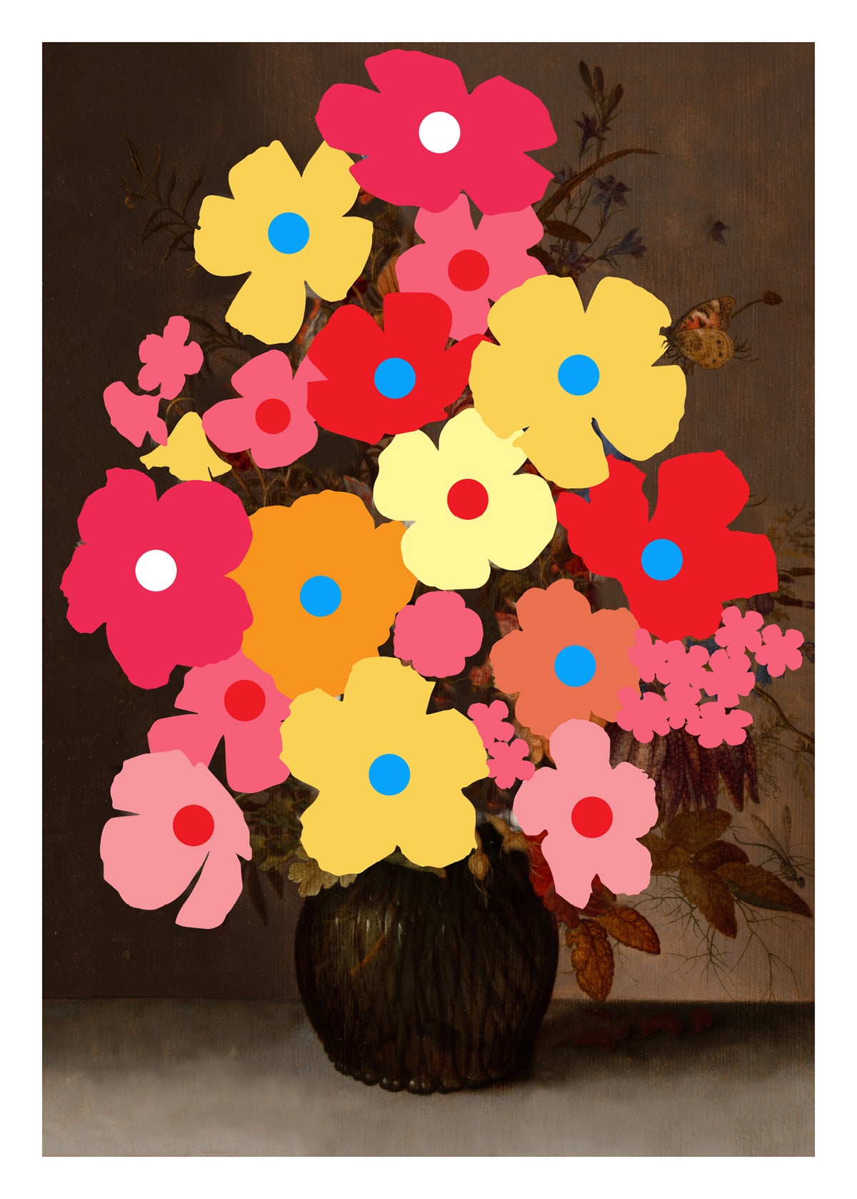 Wallflowers Two by Heath Kane, a open edition giclée print on hahnemühle 308gsm rag paper from 2025