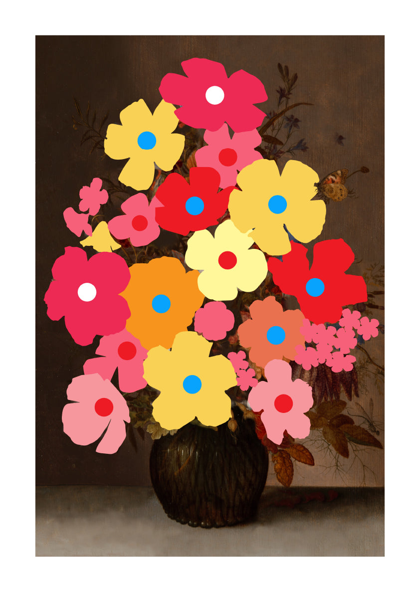 Wallflowers Two by Heath Kane, a open edition giclée print on hahnemühle 308gsm rag paper from 2025