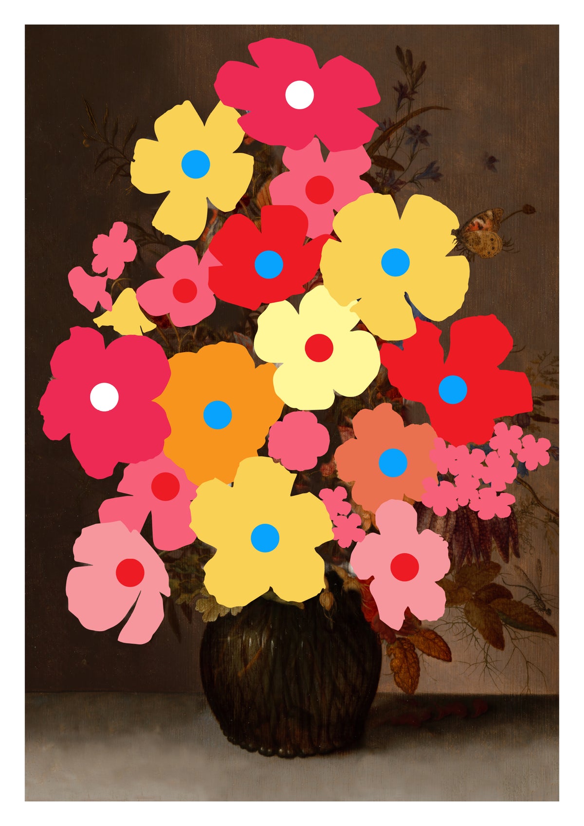 Wallflowers Two by Heath Kane, a open edition giclée print on hahnemühle 308gsm rag paper from 2025