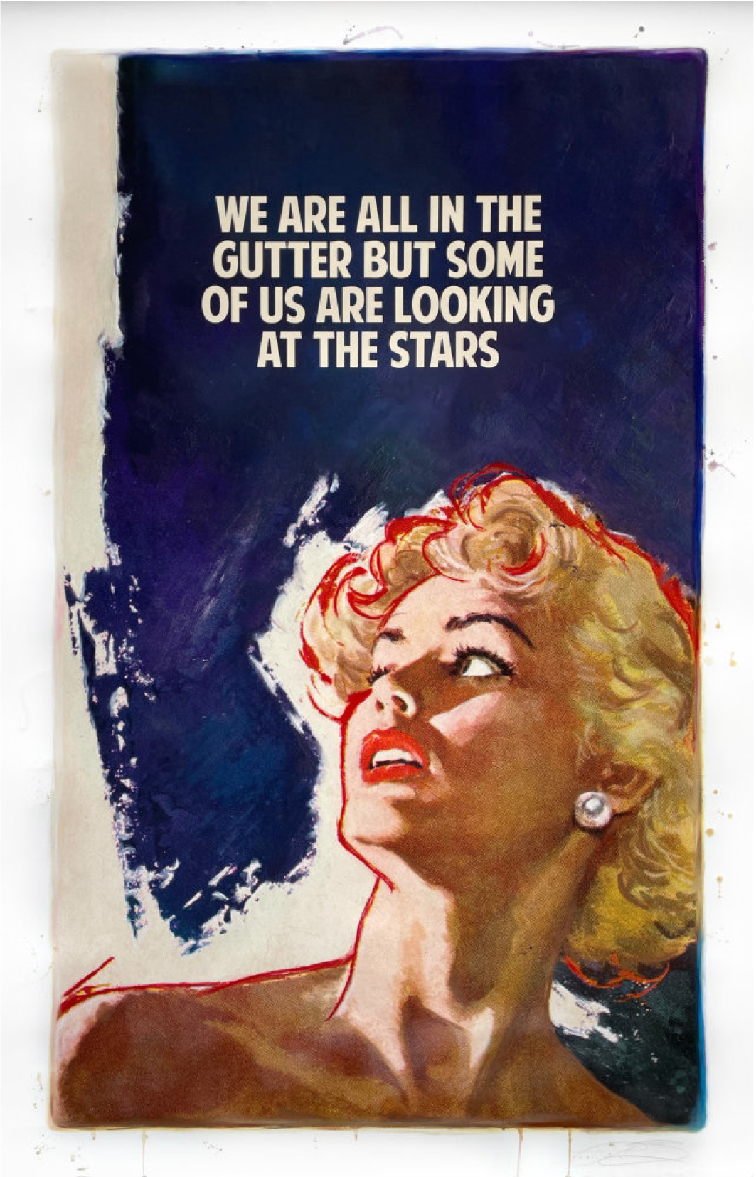 we-are-all-in-the-gutter-dark-blue-The Connor Brothers-Limited Edition Art Print-1063x1655