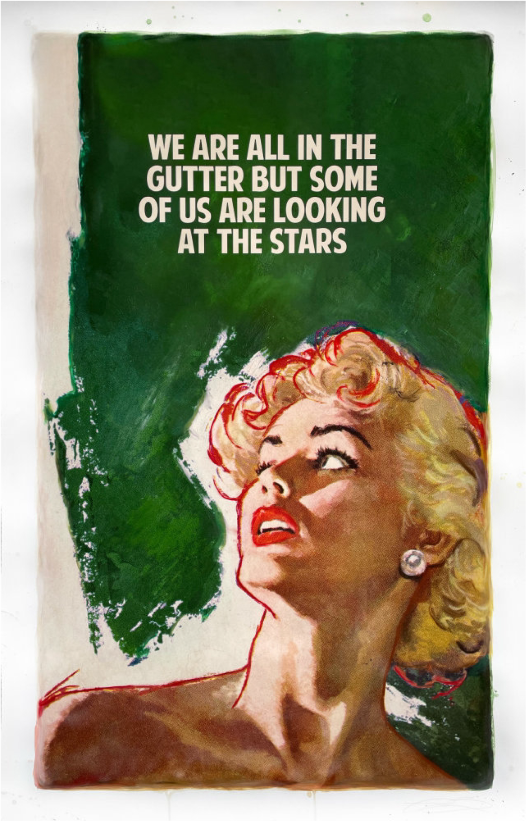 we-are-all-in-the-gutter-green-The Connor Brothers-Limited Edition Art Print-1063x1658