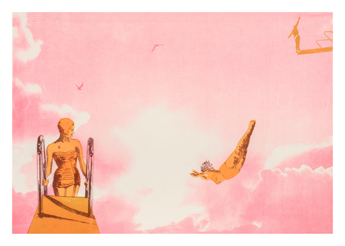 What Were The Skies Like When You Were Young by Anna Marrow, a open edition giclée print on hahnemühle 308gsm rag paper from 2025