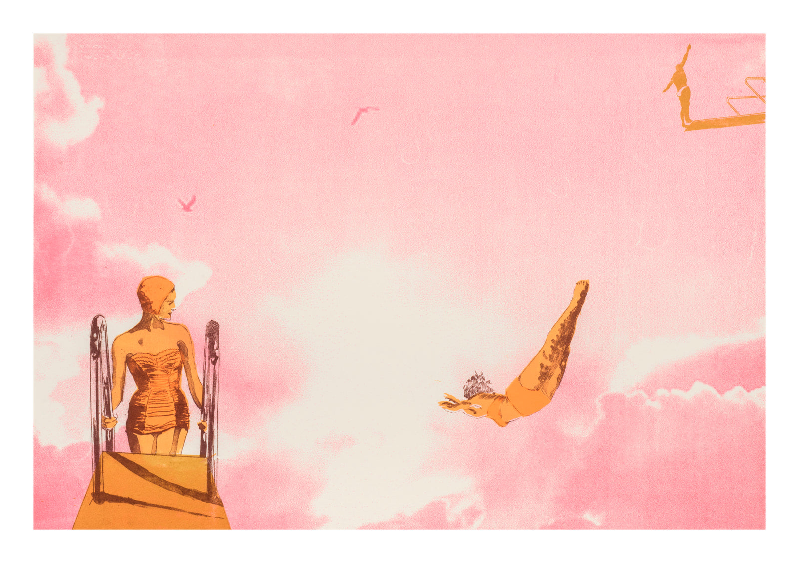 What Were The Skies Like When You Were Young by Anna Marrow, a open edition giclée print on hahnemühle 308gsm rag paper from 2025