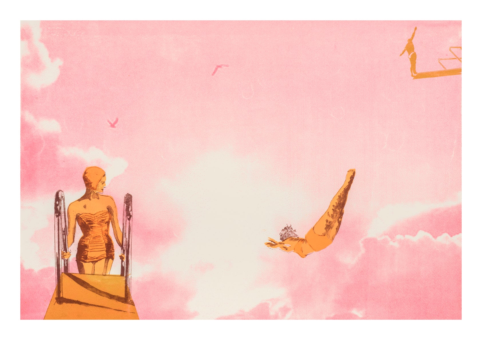 What Were The Skies Like When You Were Young by Anna Marrow, a open edition giclée print on hahnemühle 308gsm rag paper from 2025