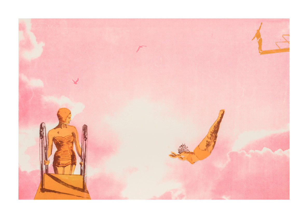 What Were The Skies Like When You Were Young by Anna Marrow, a open edition giclée print on hahnemühle 308gsm rag paper from 2025