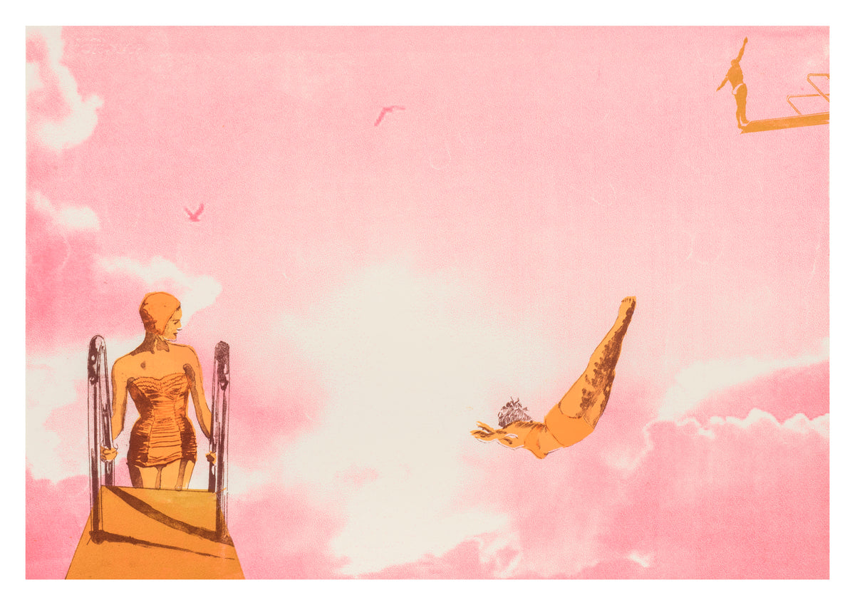 What Were The Skies Like When You Were Young by Anna Marrow, a open edition giclée print on hahnemühle 308gsm rag paper from 2025