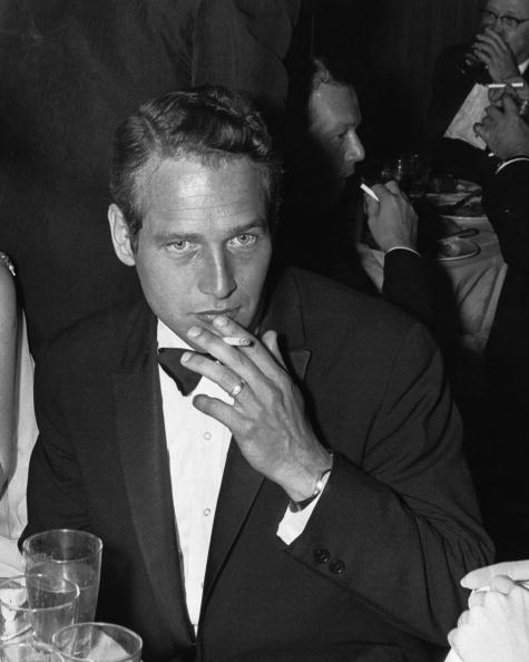 Paul Newman by William Lovelace/Getty Images. American film actor Paul Newman at the Oscars award ceremony in Hollywood.. Open Edition Resin Photographic Print. Portrait orientation. Available at Electric Gallery, London, UK.