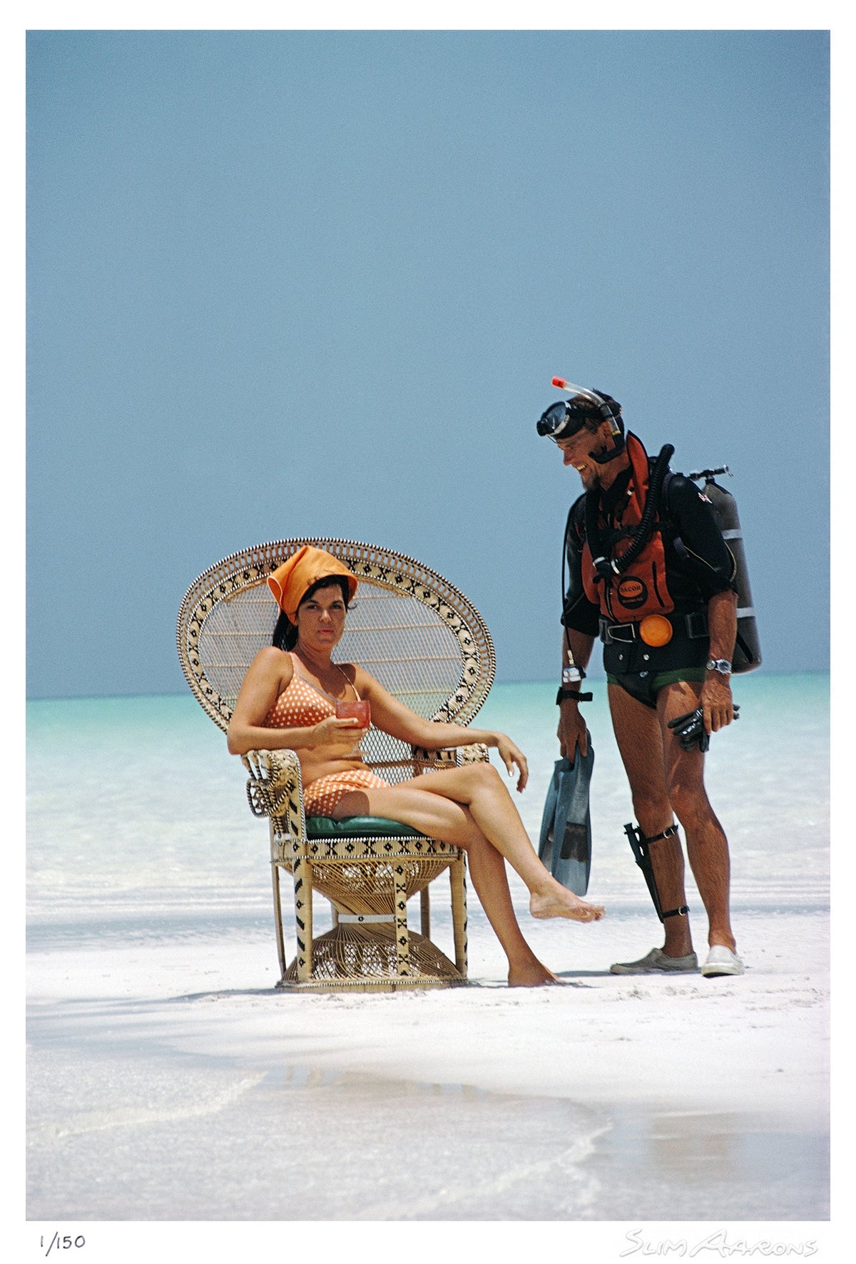 a friendly chat - Slim Aarons - Limited Edition - Estate Stamped - Photography - Getty Images