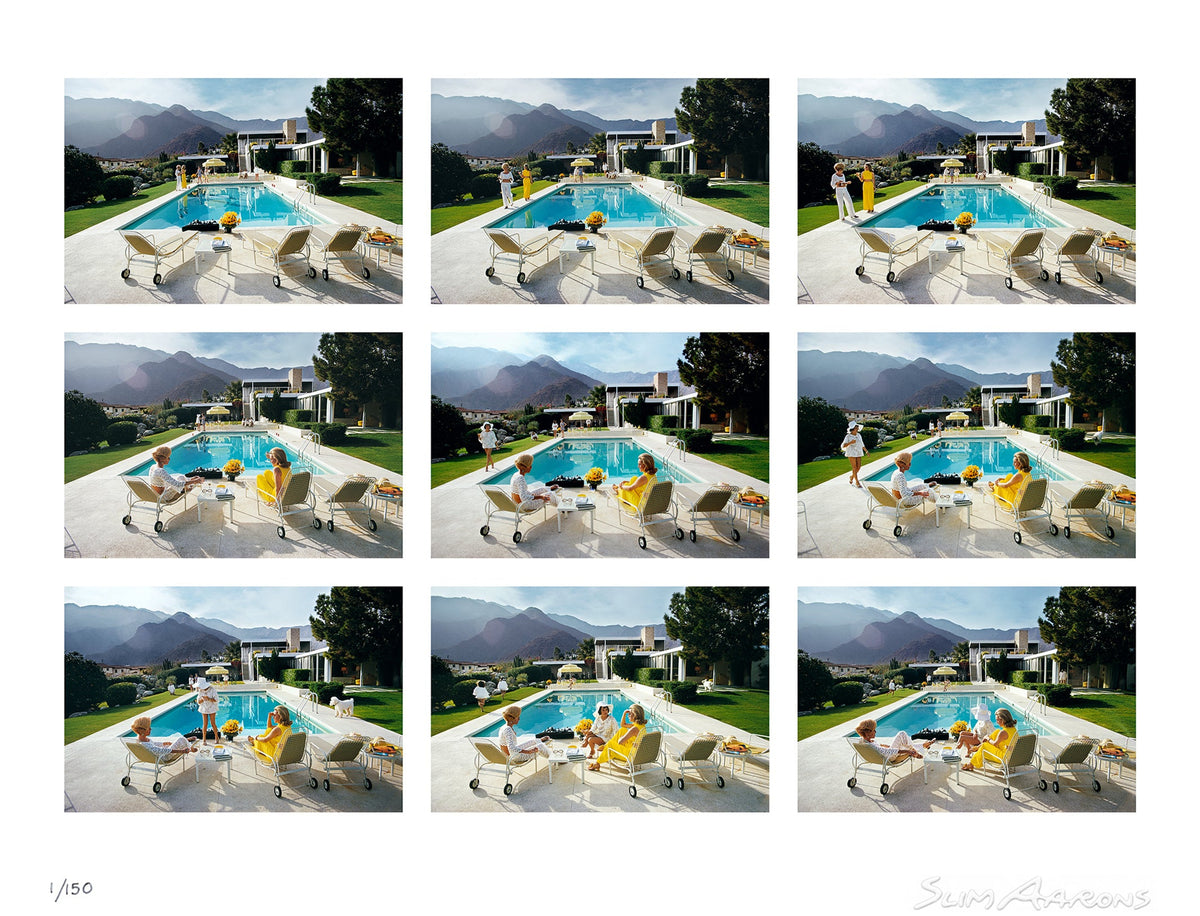 a poolside story - Slim Aarons - Limited Edition - Estate Stamped - Photography - Getty Images