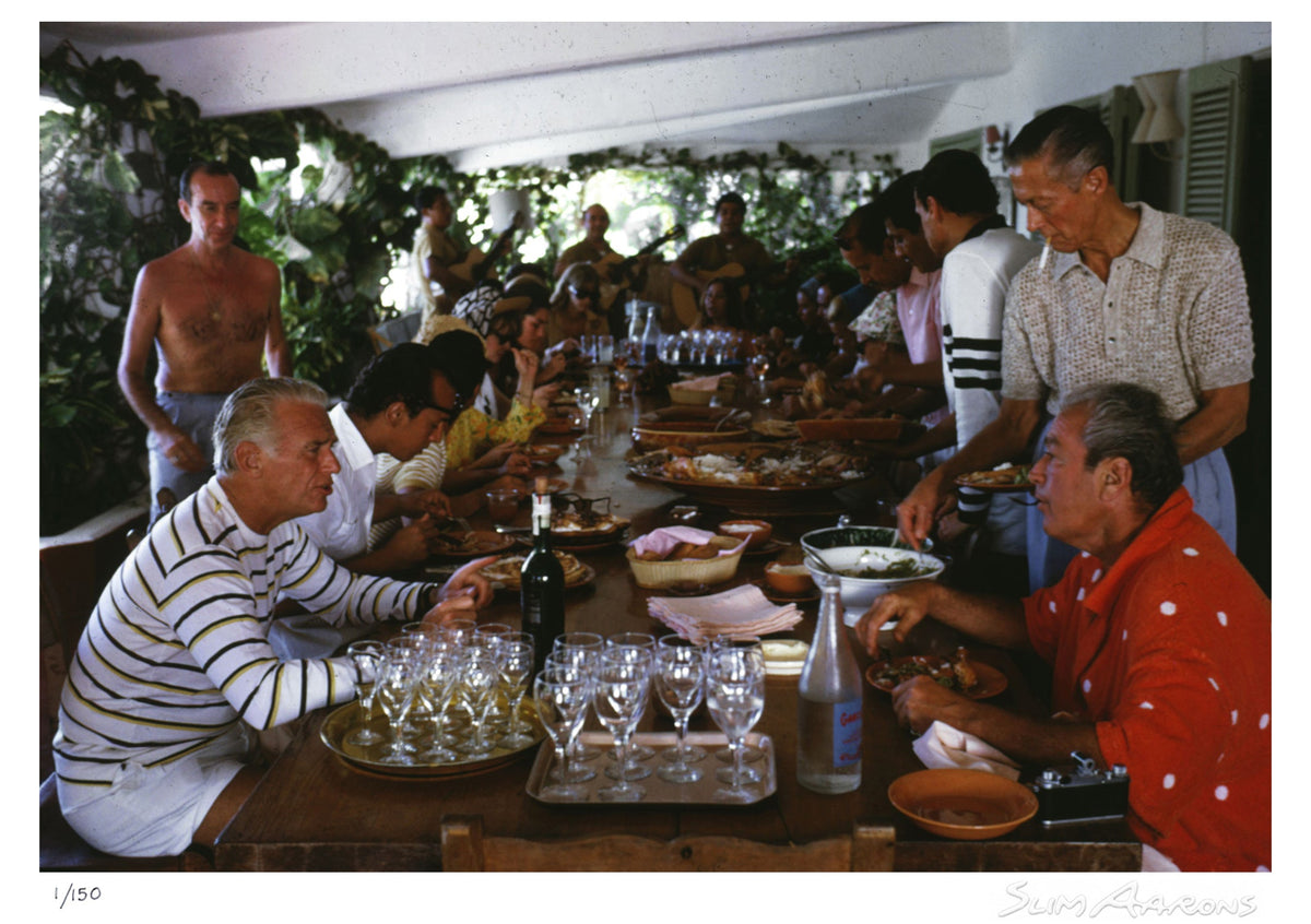 acapulco lunch - Slim Aarons - Limited Edition - Estate Stamped - Photography - Getty Images