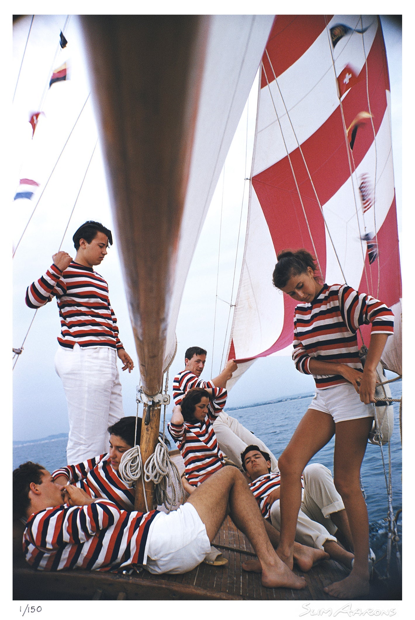 adriatic sailors - Slim Aarons - Limited Edition - Estate Stamped - Photography - Getty Images