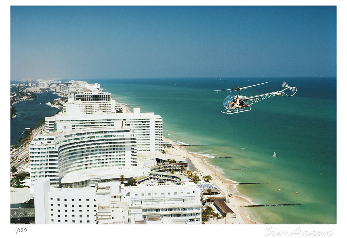 aerial miami beach - Slim Aarons - Limited Edition - Estate Stamped - Photography - Getty Images