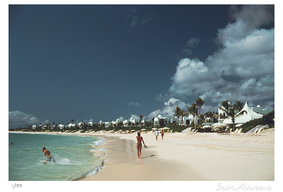 anguilla beach resort - Slim Aarons - Limited Edition - Estate Stamped - Photography - Getty Images