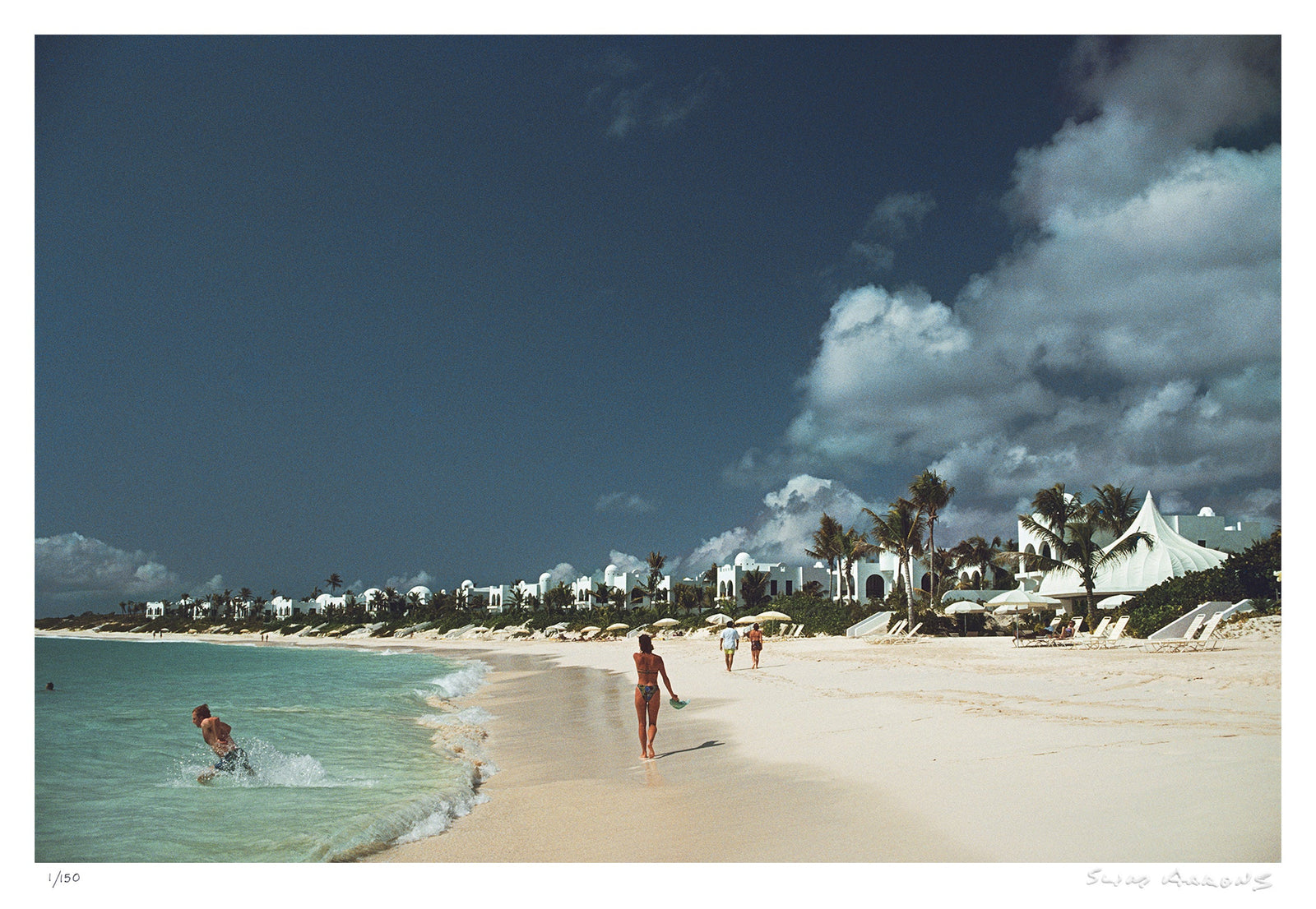anguilla beach resort - Slim Aarons - Limited Edition - Estate Stamped - Photography - Getty Images