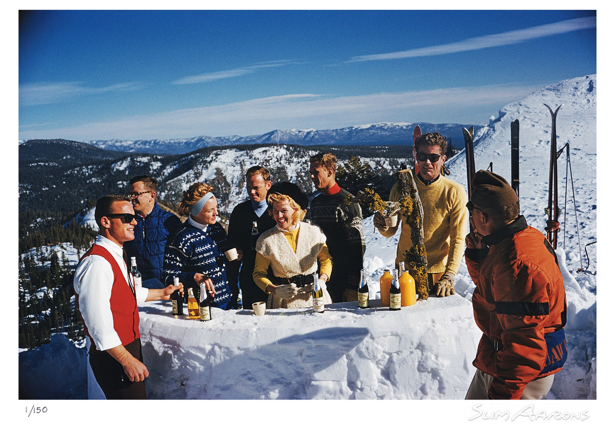 apres ski - Slim Aarons - Limited Edition - Estate Stamped - Photography - Getty Images