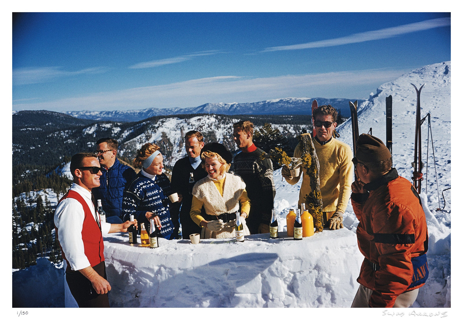 apres ski - Slim Aarons - Limited Edition - Estate Stamped - Photography - Getty Images