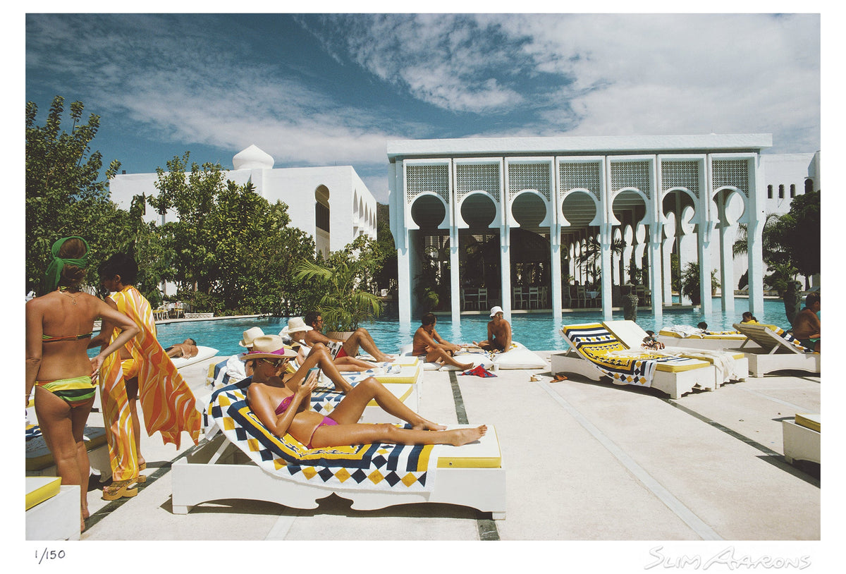 armandos beach club - Slim Aarons - Limited Edition - Estate Stamped - Photography - Getty Images