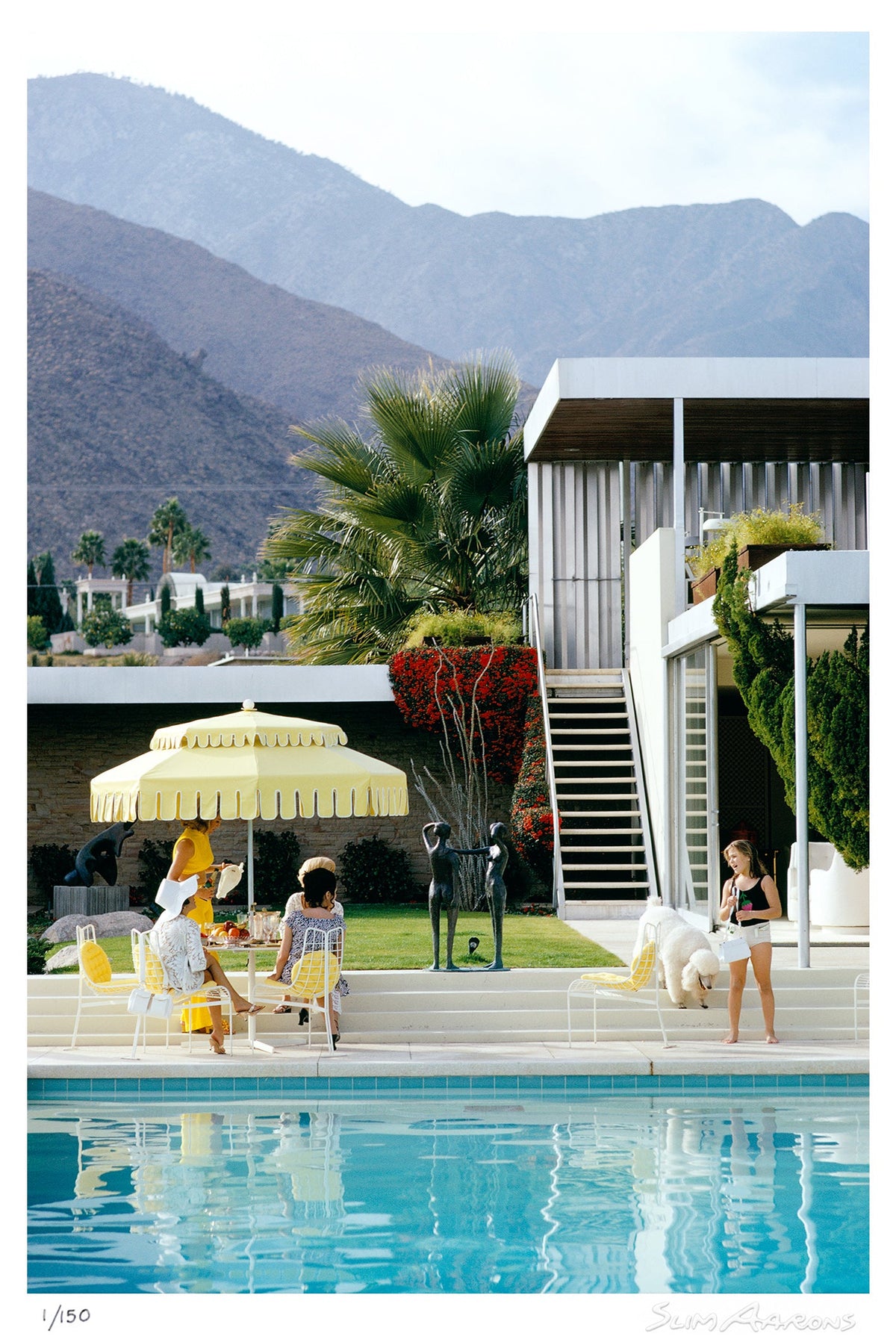 at the linsk house - Slim Aarons - Limited Edition - Estate Stamped - Photography - Getty Images
