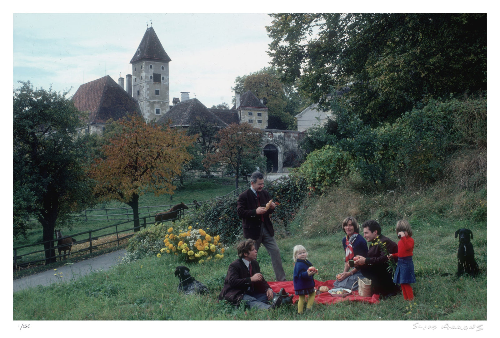 auersperg picnic - Slim Aarons - Limited Edition - Estate Stamped - Photography - Getty Images