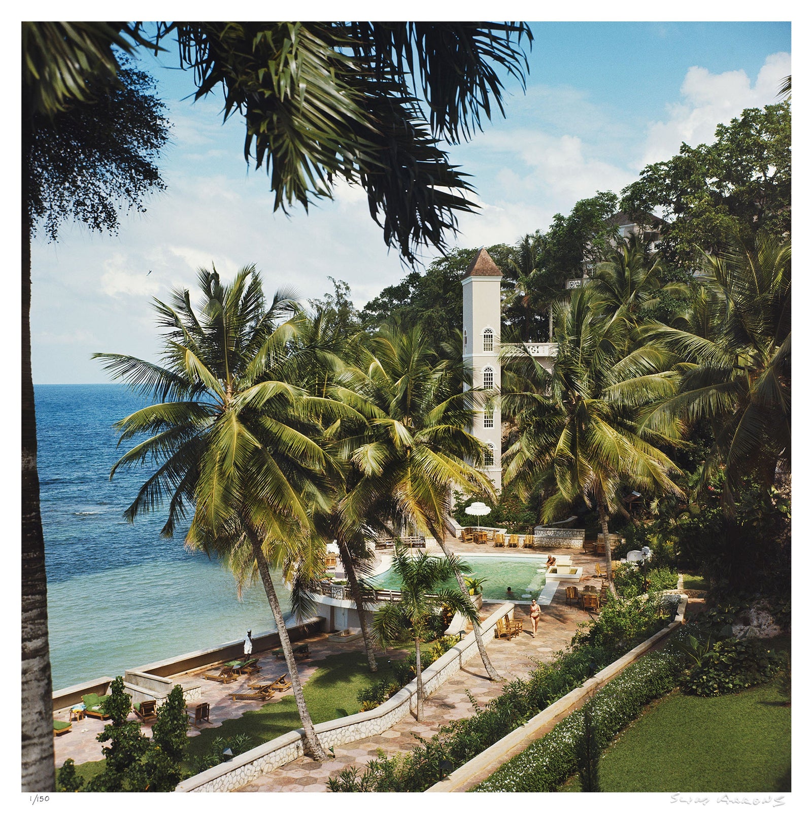 bahamanian hotel - Slim Aarons - Limited Edition - Estate Stamped - Photography - Getty Images