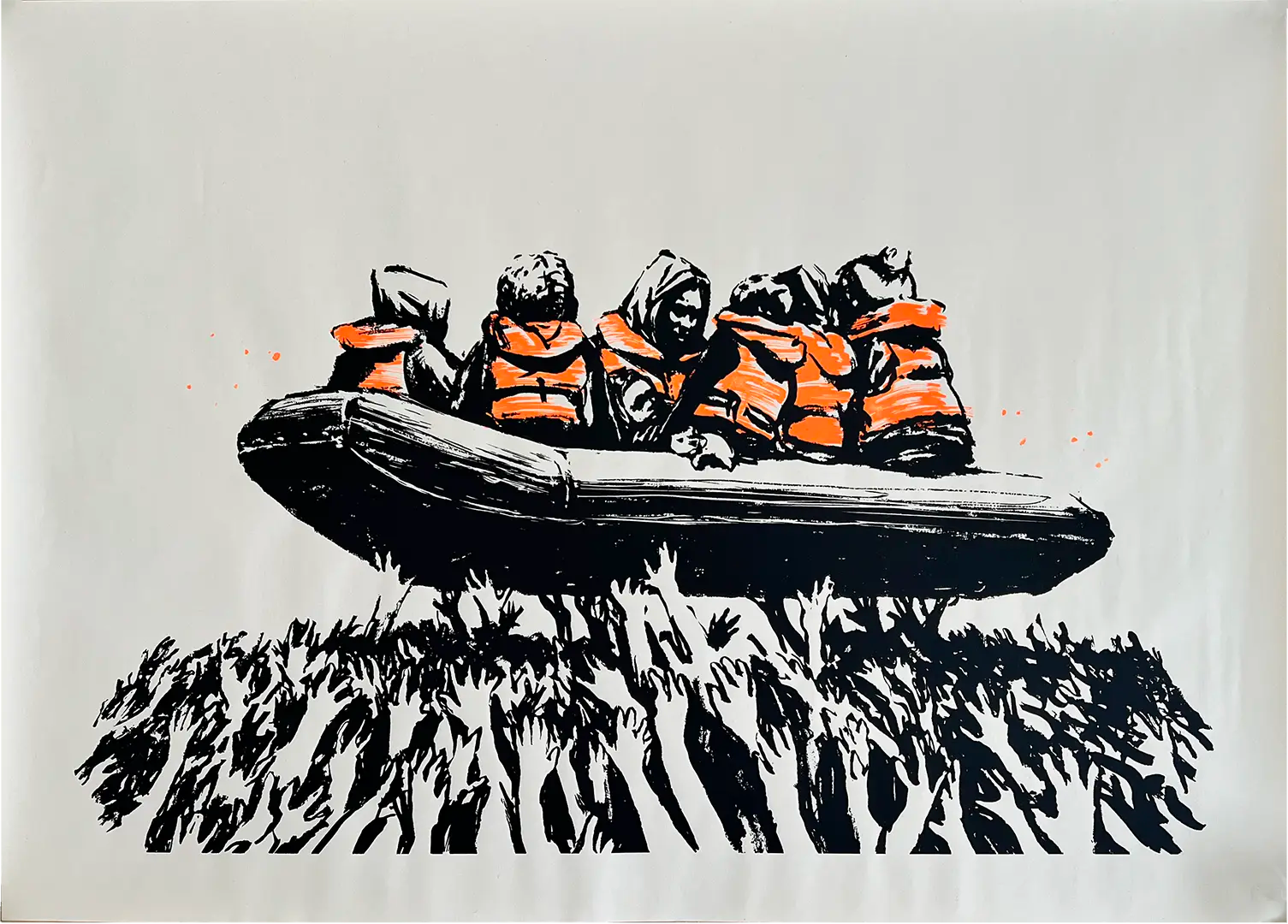 banksy-glastonbury-migrant-boat-print-Banksy-Limited Edition Art Print-1505x1080